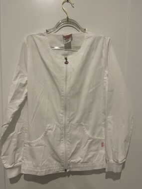 Sketchers zip up scrub jacket S